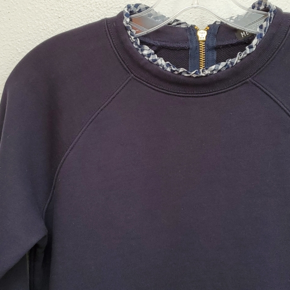 J. Crew Mercantile Ruffed Trim Sweatshirt Size XS - Picture 6 of 11